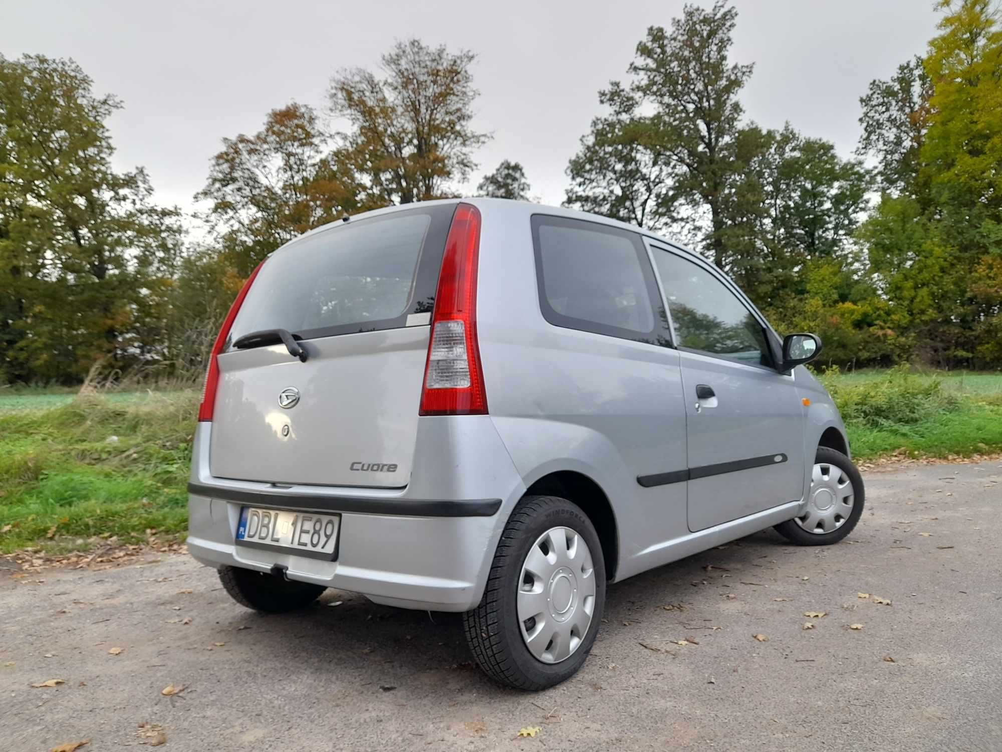 daihatsu cuore rejestracja w PL przegląd i ubezpieczenie do 02.2025