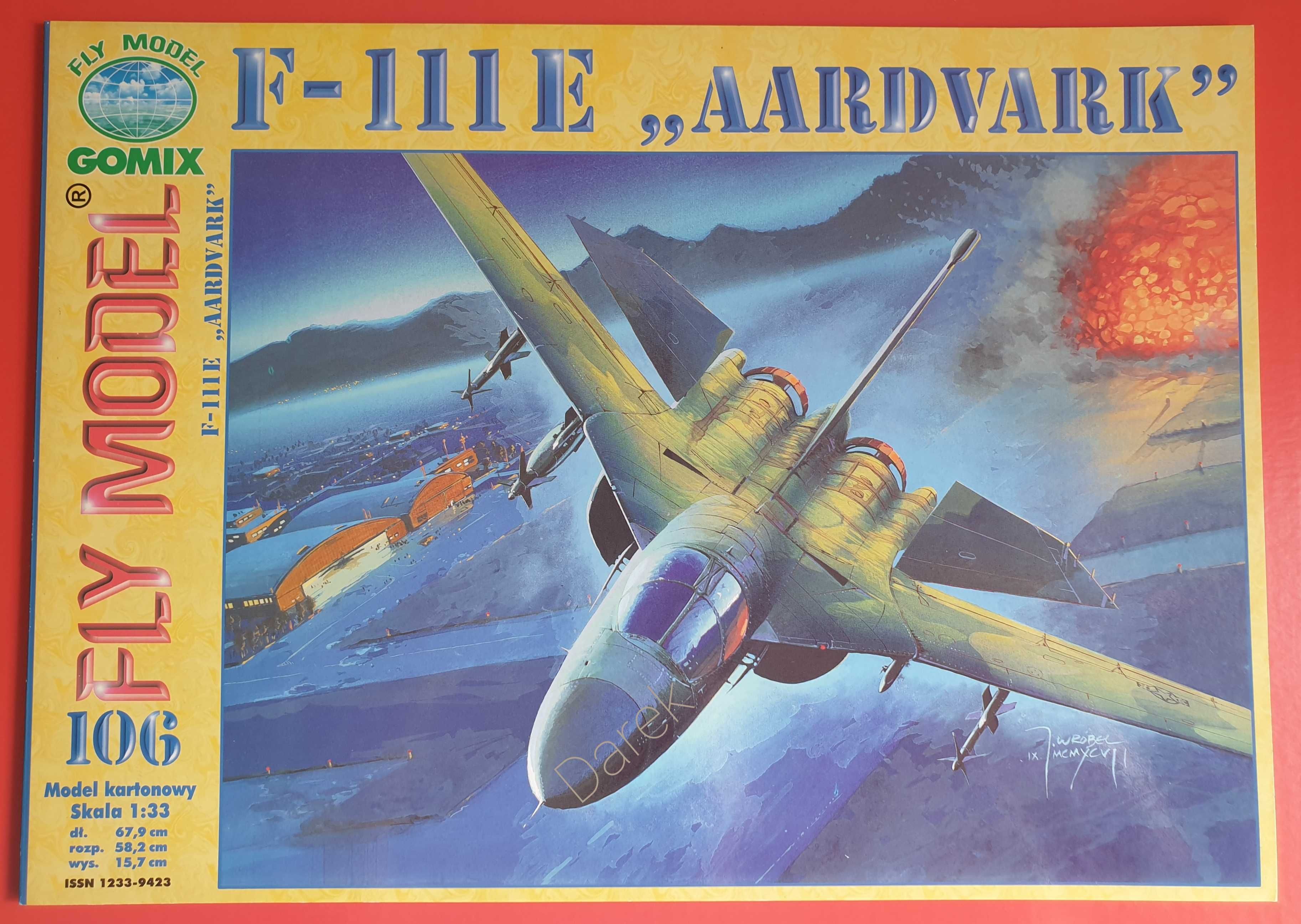 F-111 E AARDVARK Fly Model 106