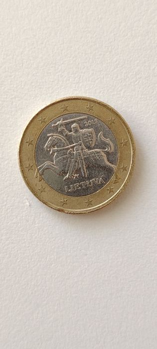 1 Euro Lituânia de 2015