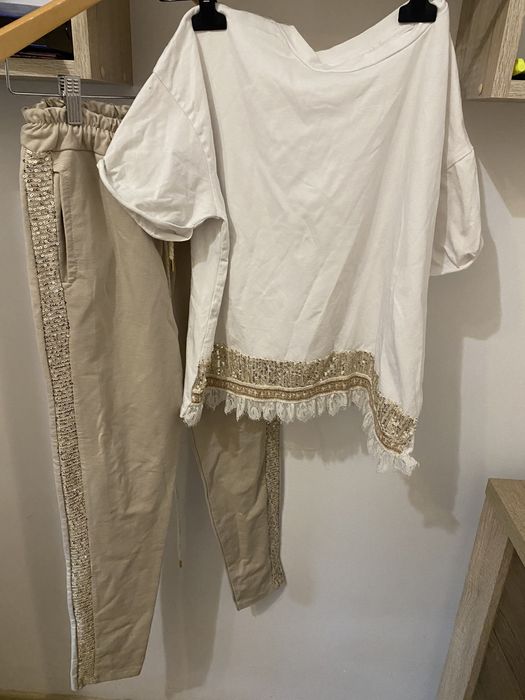 Komplet bluzka i spodnie 36 s 38 M