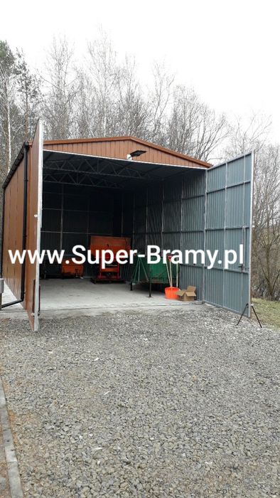 Garaż blaszany 4x8 3,60 sciana dowolne wymiary