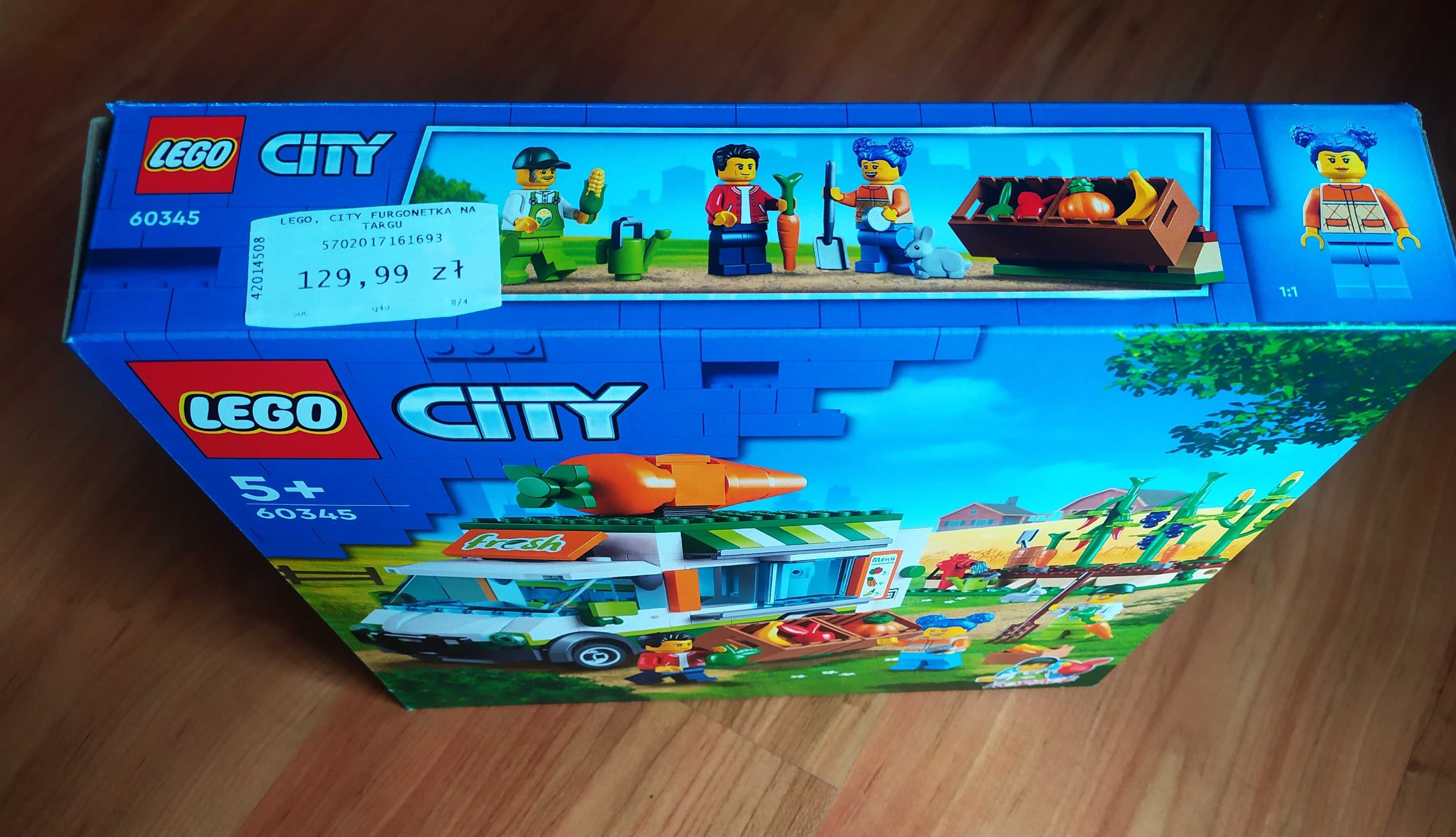 Lego city 60345 samo pudełko karton idealny stan bez klocków