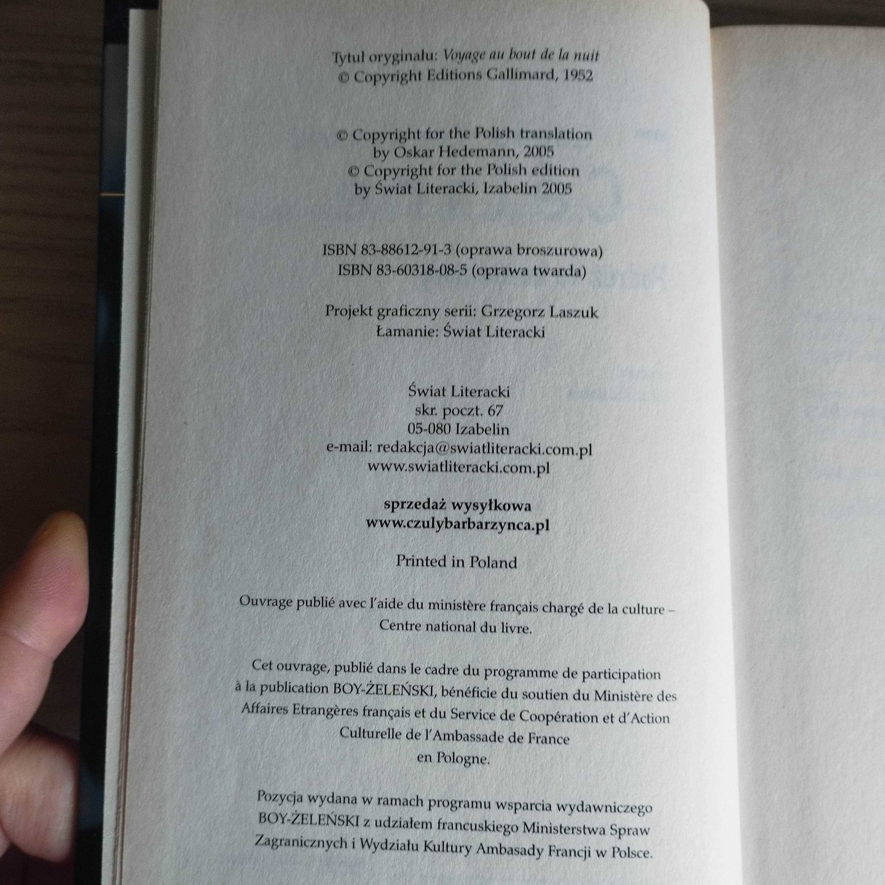 Podróż do kresu nocy Louis-Ferdinand Céline
