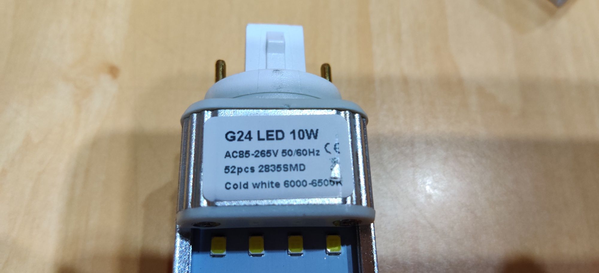 Lâmpada G24 LED 10 watt