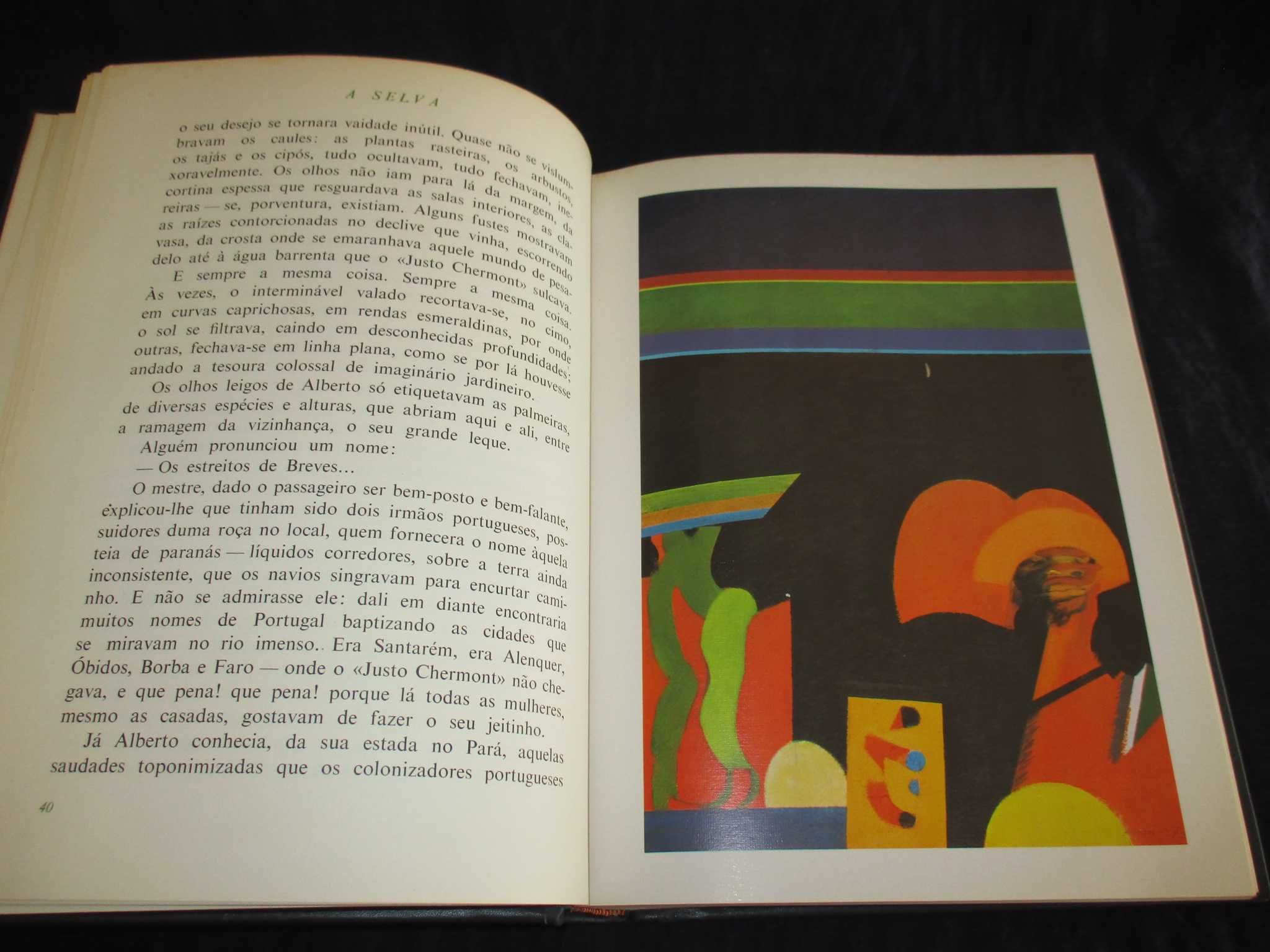 Livro A Selva Ferreira de Castro Júlio Pomar 1974 Edição Comemorativa