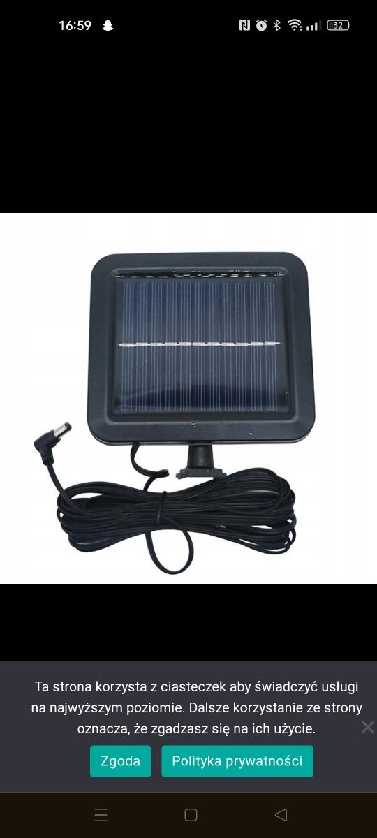 Lampa solarna led