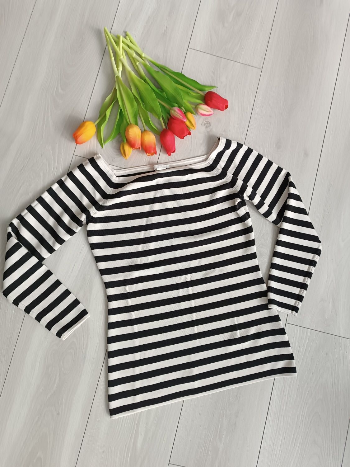 Bluzka wiskoza h&M w paski