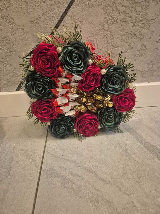 Flower box z różami