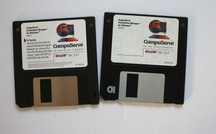 Dyskietki CompuServe - dla kolekcjonerów