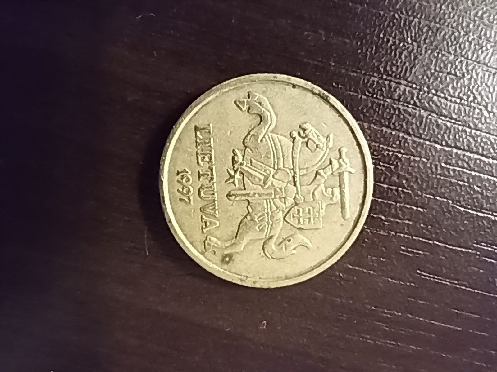 20 centu Lietuva 1997 Litwa moneta