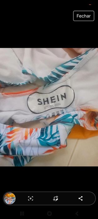 Bikini colorido novo