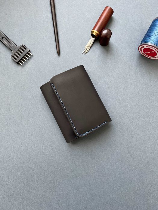 Шкіряний гаманець ручної роботи, кошелек ручной работы