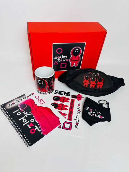 Гра в кальмара подарунковий набір - одяг Squid Game Комплект подарунок