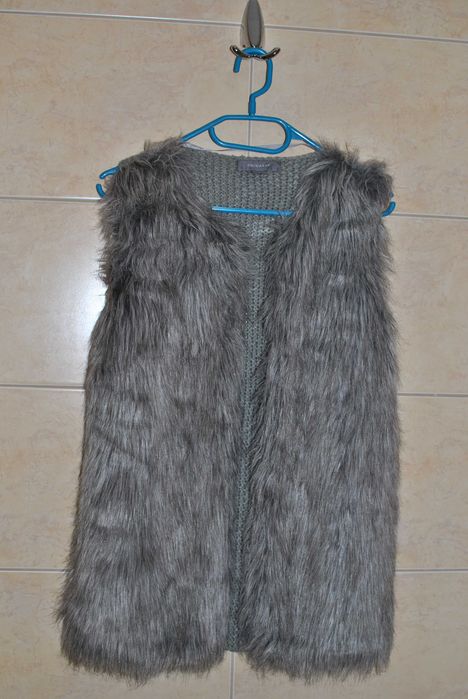 Futerko Kamizelka futrzana jak nowa stan idealny PRIMARK