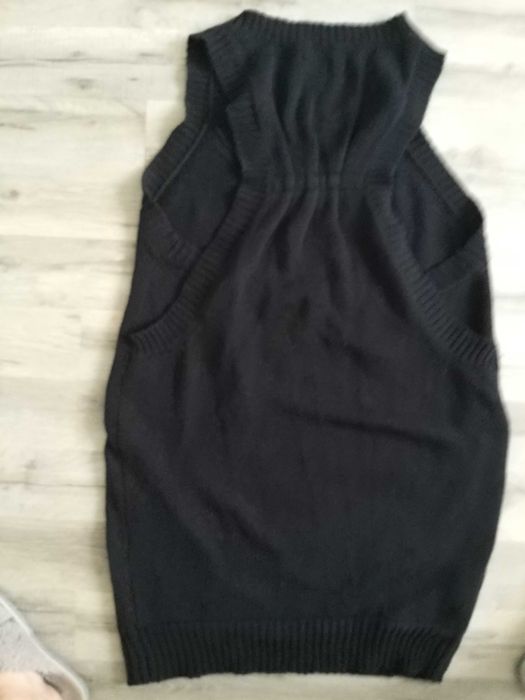 Czarny bezrękawnik ciążowy Blend She XL