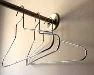 Cabides duplos em inox