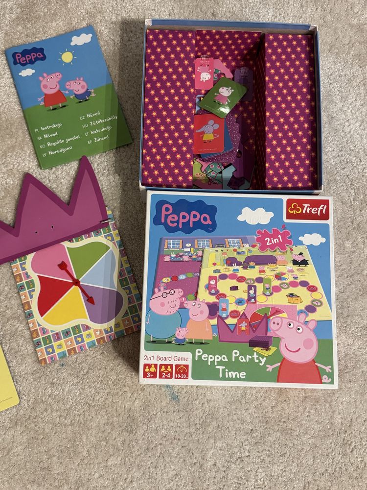 Peppa gra planszowa  Peppa time  party