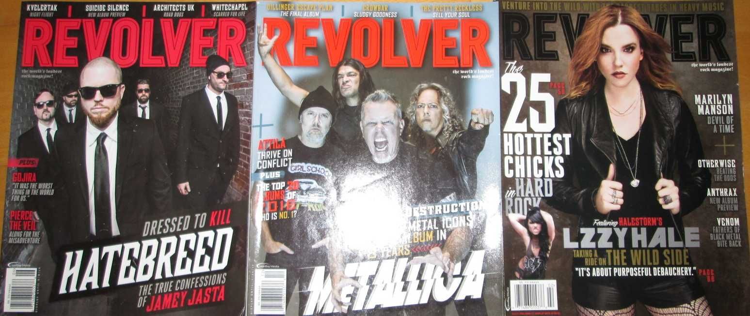 9 zagranicznych czasopism Classic Rock Metal Hammer Revolver