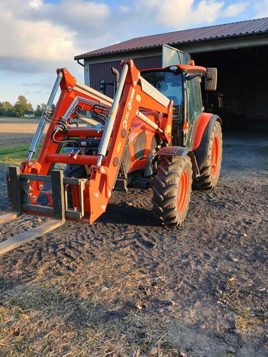 Kubota M5 092 Przyczepy Pług Kverneland LD 100 4 obrotowy Agregat Unia