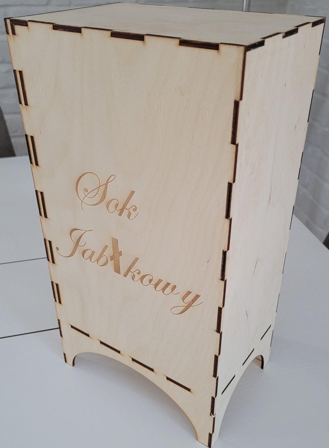 Pudełko na sok jabłkowy