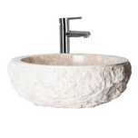 Lavatório Pedra Marmore Redondo Stone Sink - by OVO Home Design