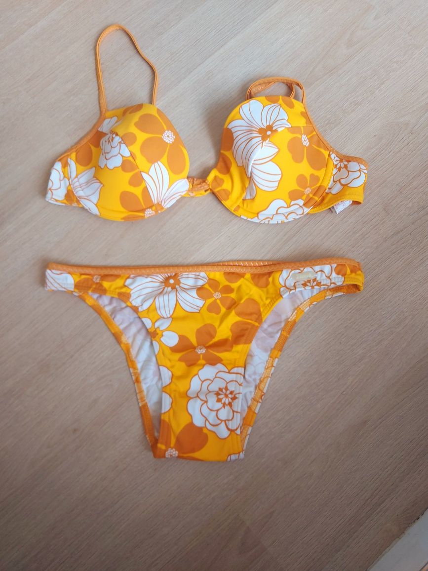 Biquini flores amarelas M