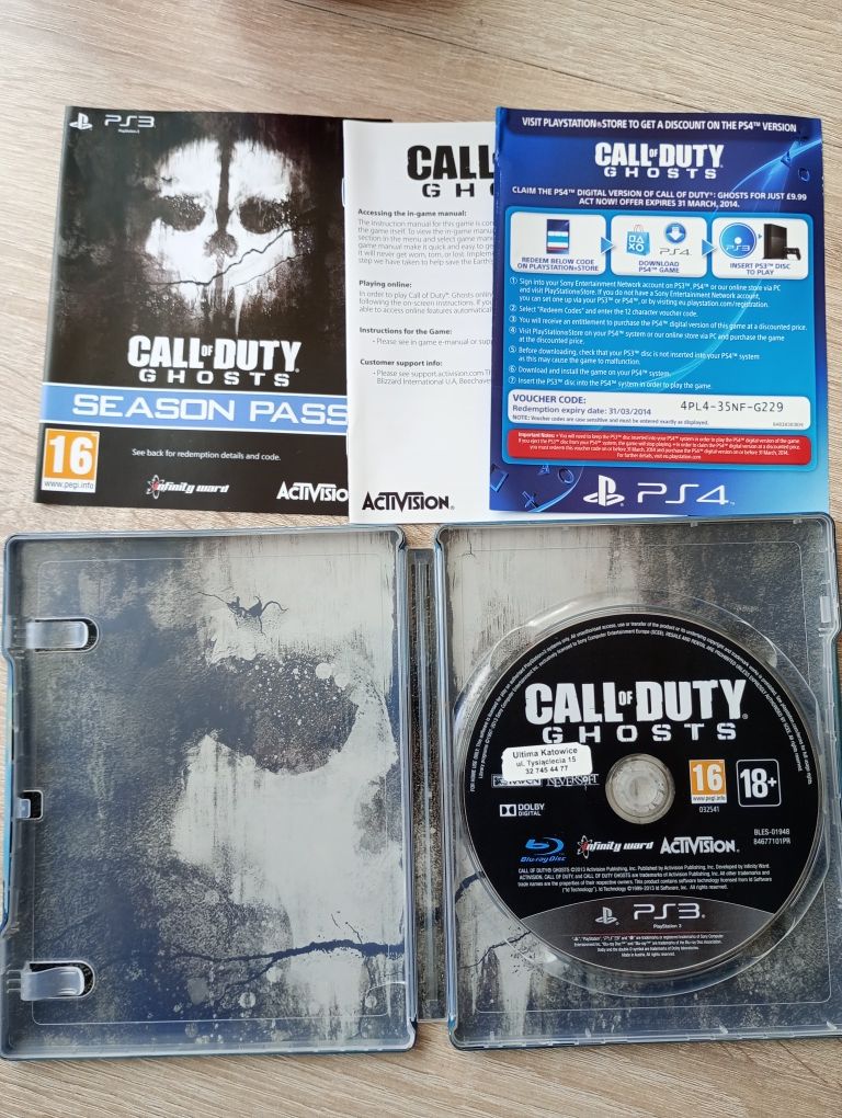 Call of Duty Ghosts. PS 3