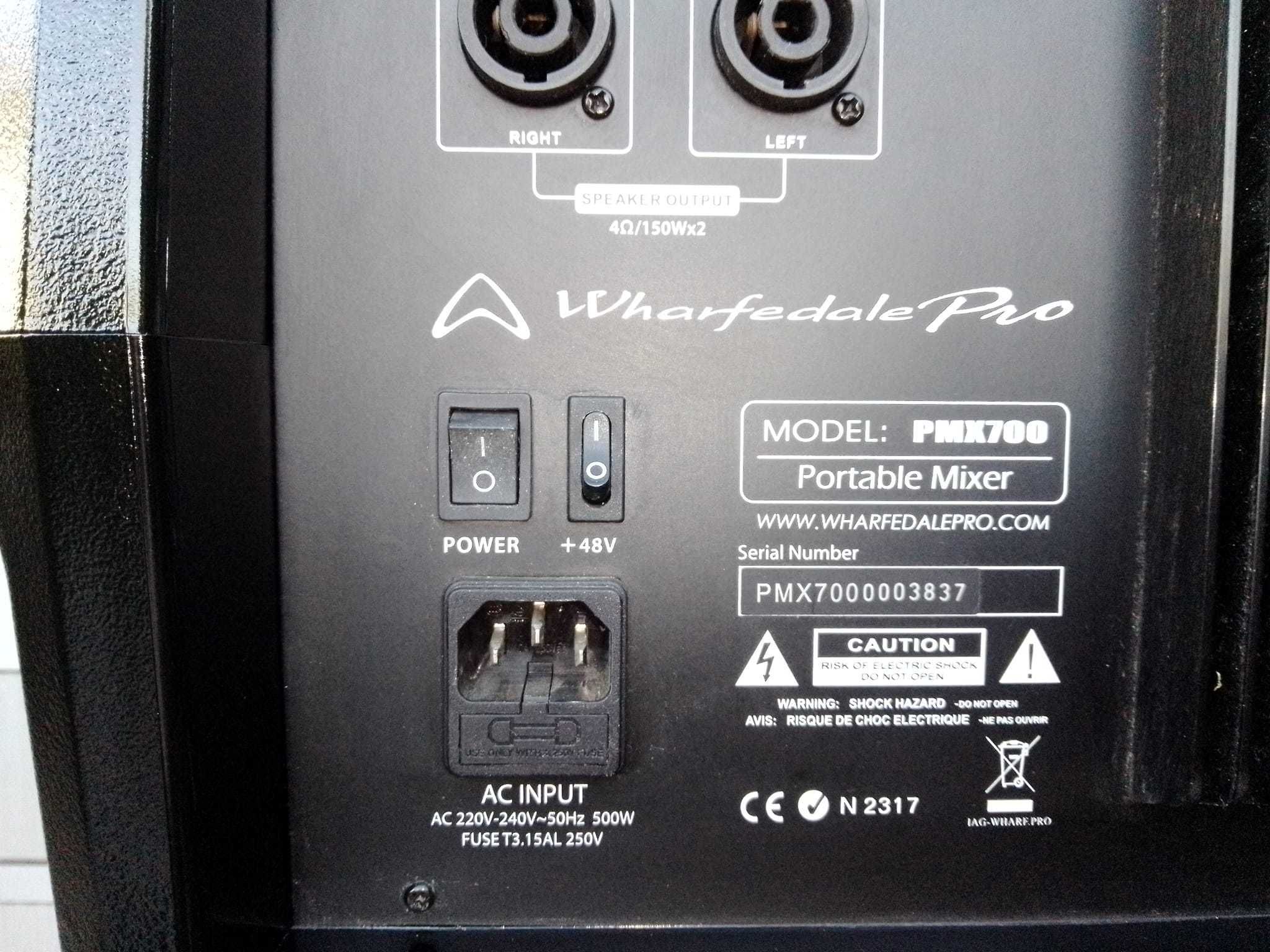 PA completo 2 colunas Bose + mesa amplificada Whorfedale