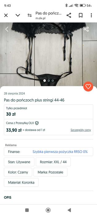 Bielizna damska dla odważnych zestaw rezerwacja