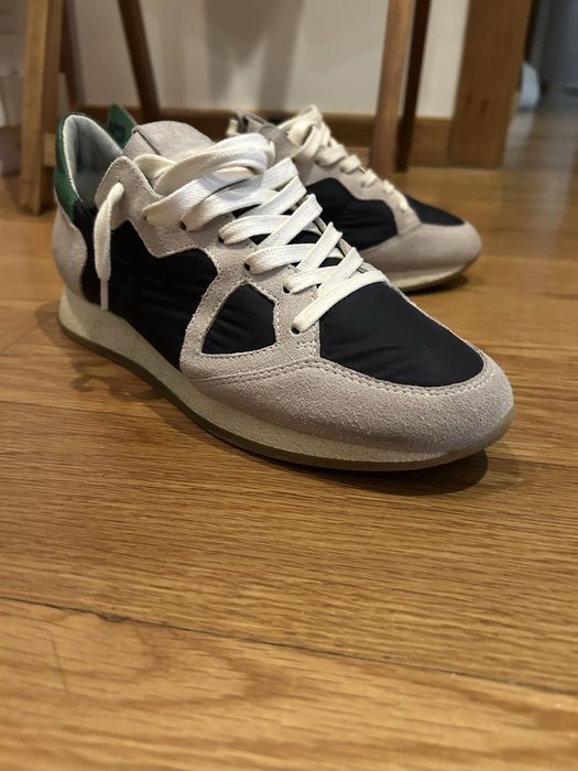 Sneakers Philippe Model Monaco Vintage Basic Blue, 39, com caixa