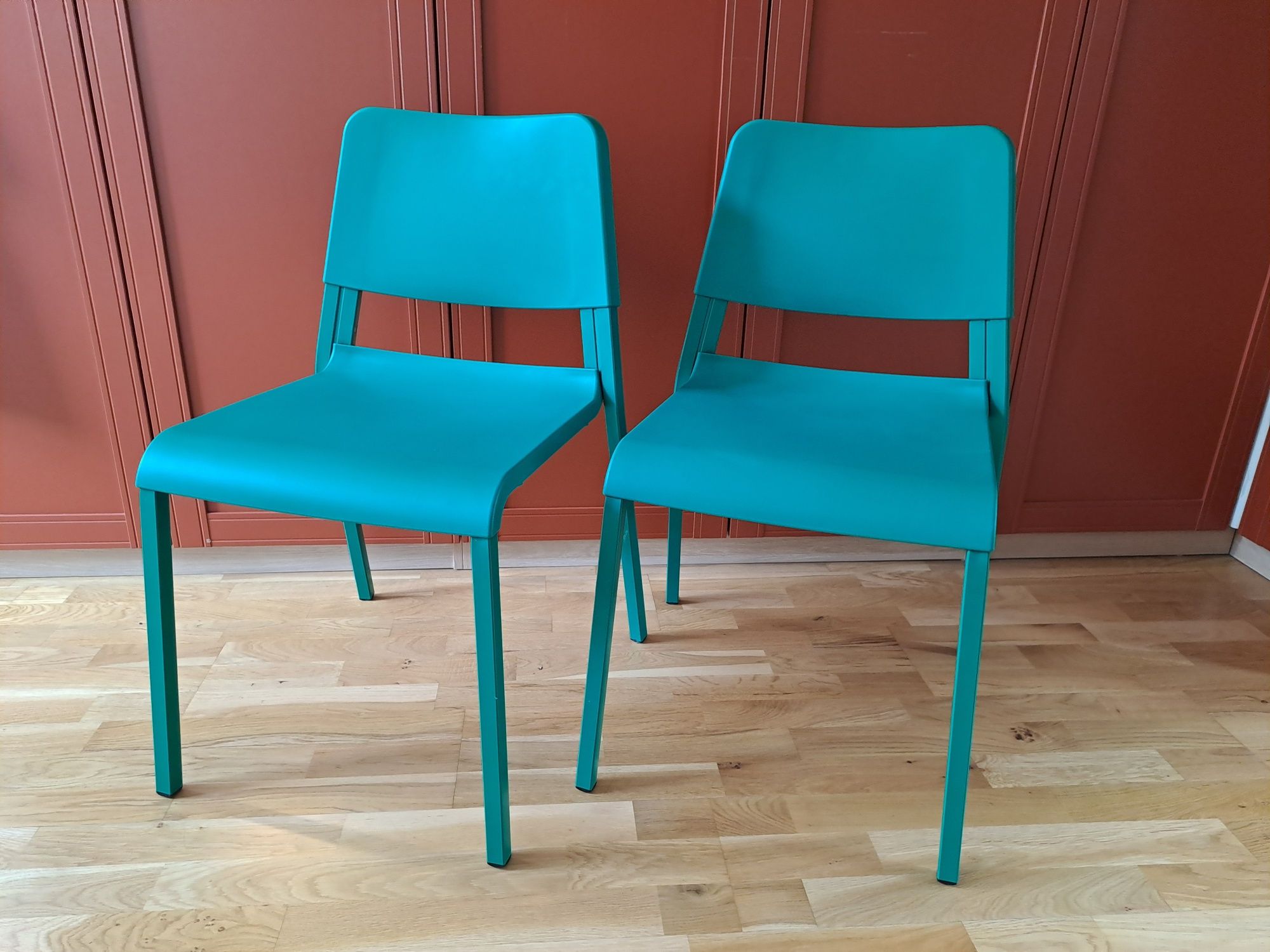 Krzesła IKEA Teodores 16105 zielone