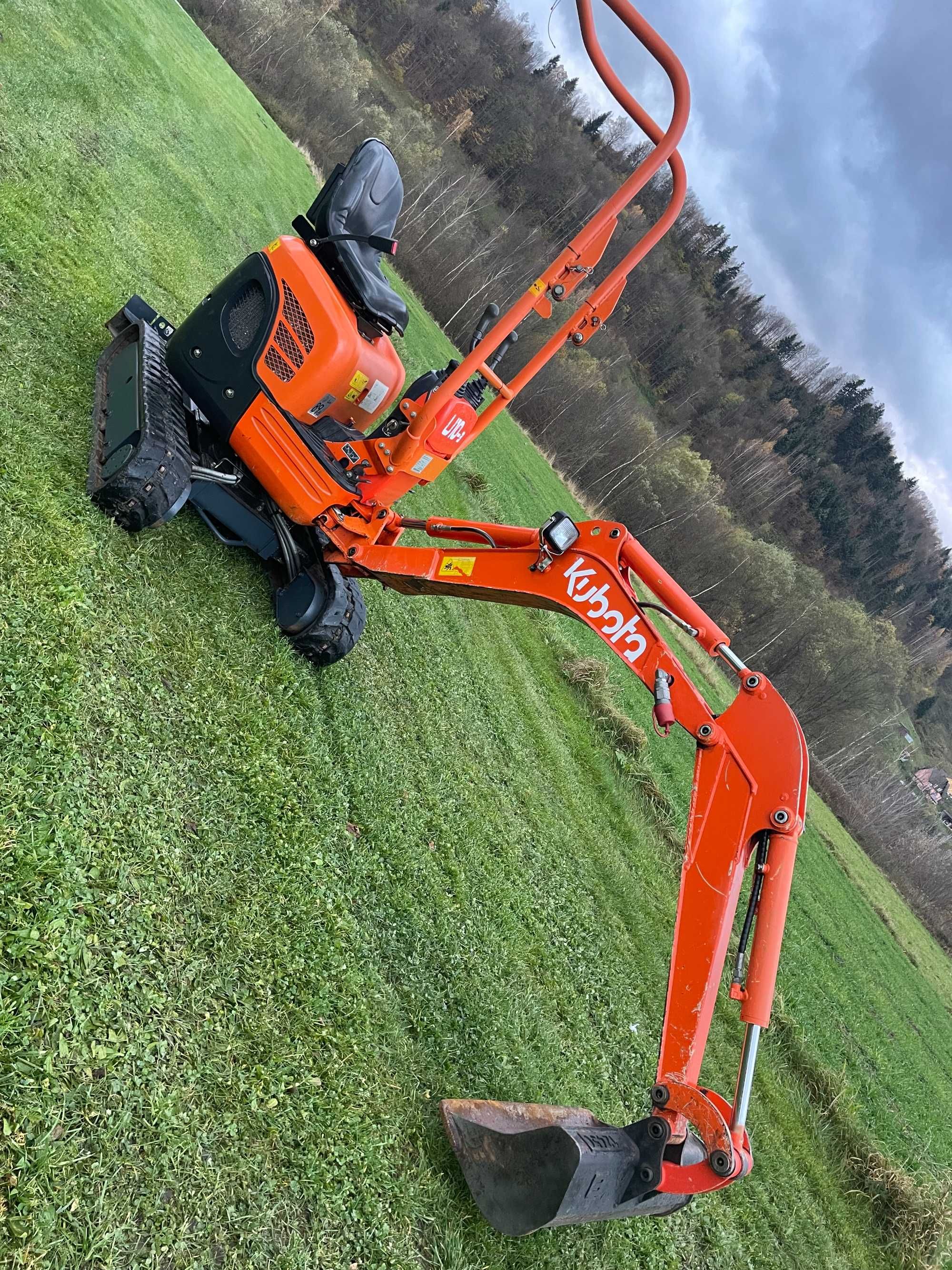 Minikoparka Kubota U10-3 Jak Nowa 2018r zNorwegii 680Mt Okazja 1050 Kg