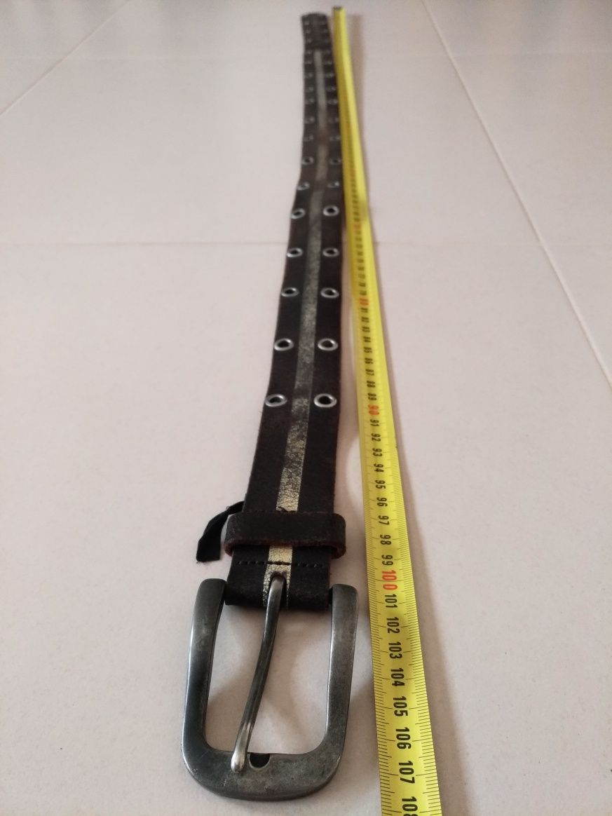 Cinto para Mulher castanho em pele genuína marca Lanidor