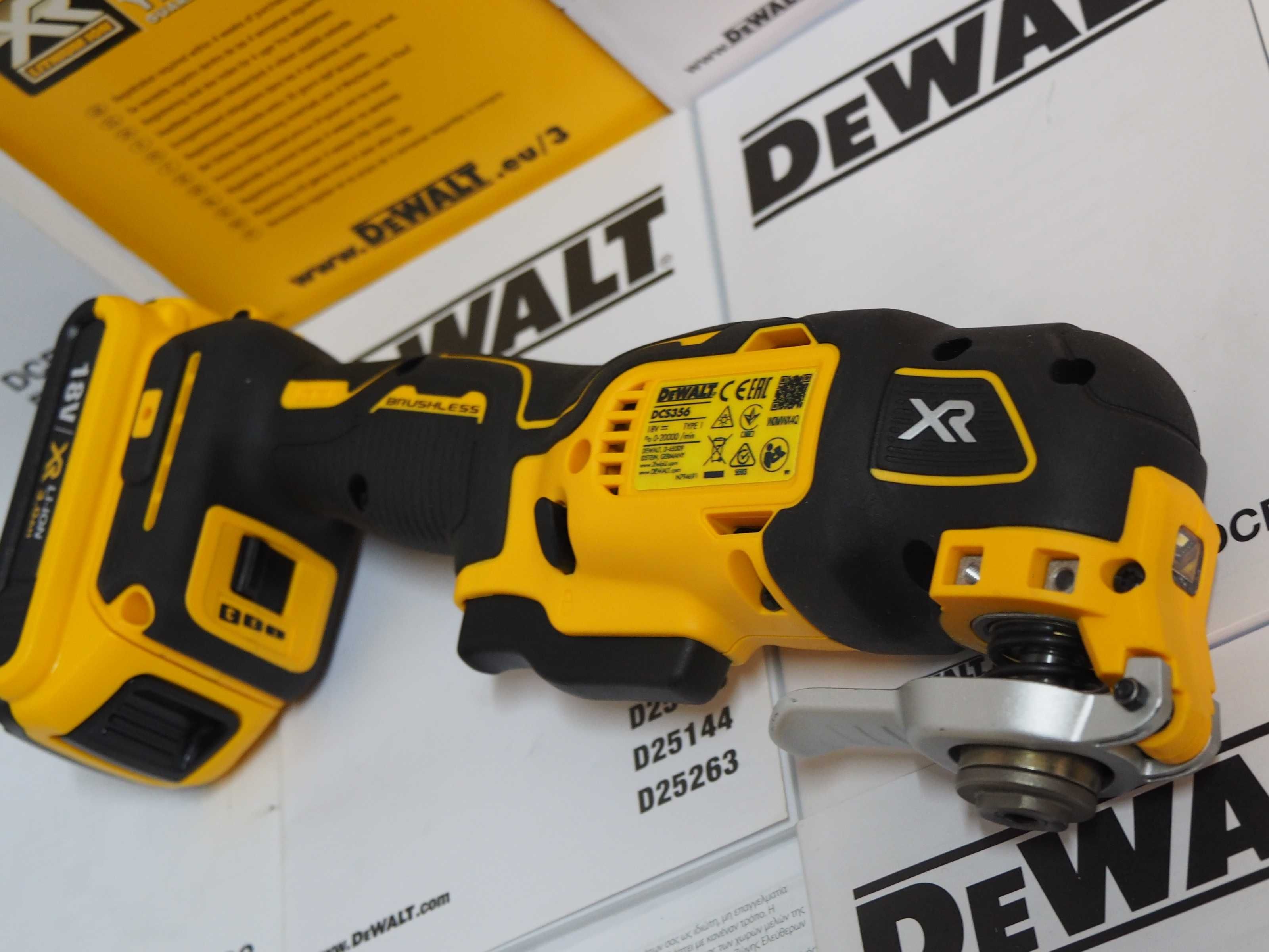 Zestaw DEWALT DCS 356 multimaster wielofunkcyjna szlifierka 18v 3ah