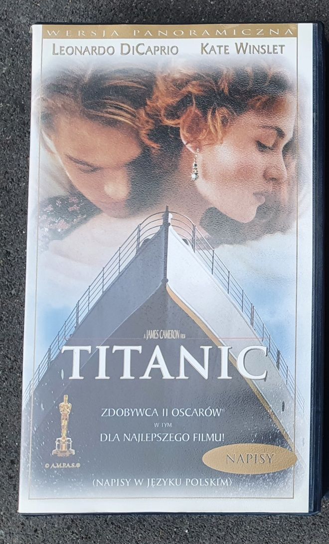 Kaseta VHS Titanic - wersja angielska z polskimi napisami