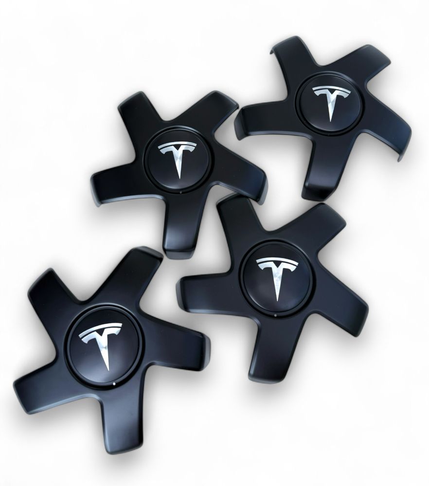 Ковпачки в диски Tesla Model 3 зірки краби заглушки Тесла 3 павуки