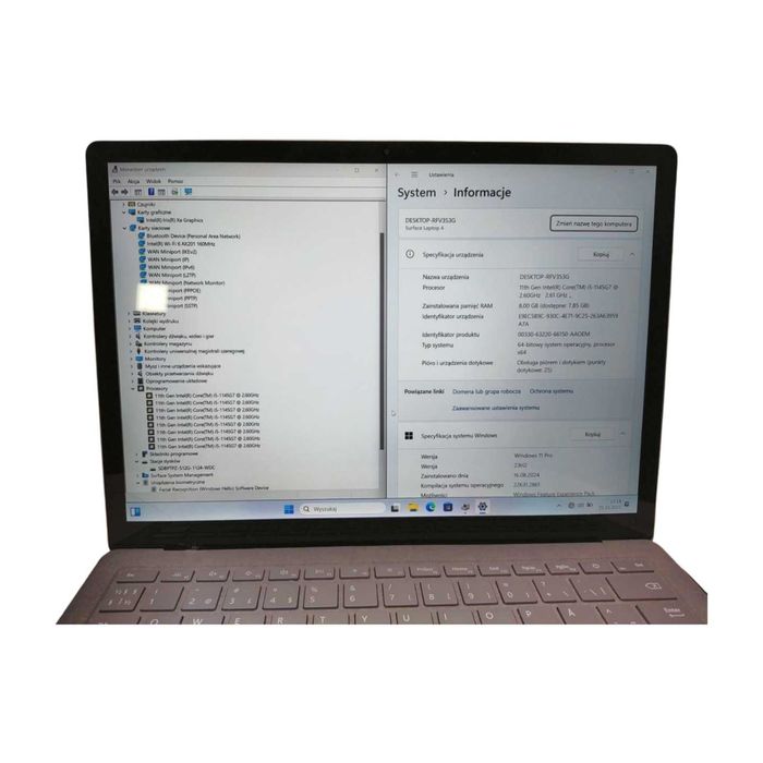 LAPTOP | Microsoft Surface Laptop 4 | i5-1145G7 | DOTYK | 8GB 512SSD