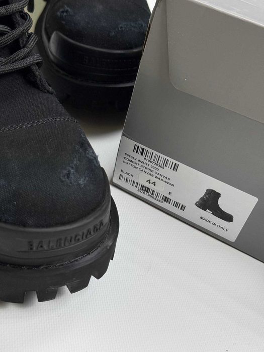 BALENCIAGA Strike boots black army ботинки берцы боты opium archive 44