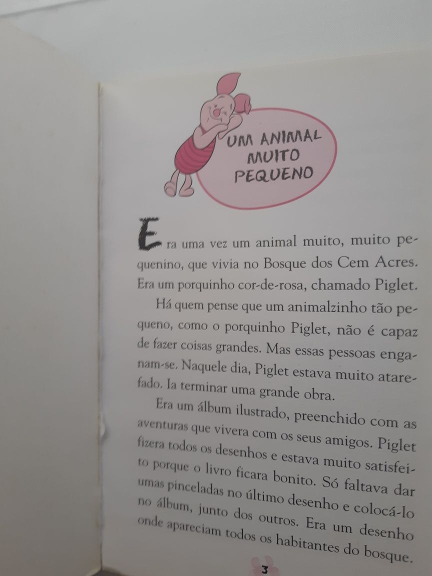 Livro "Piglet o filme "