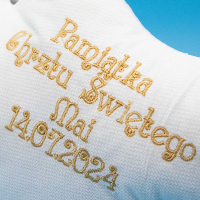 Skrzydła Aniołka - Pamiątka z Haftem - 5 Wariantów - Seria Okazja