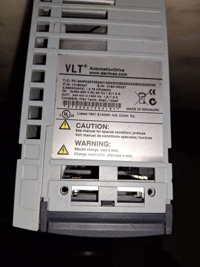 Variador VLT Danfoss FC302 400v 0.55KW