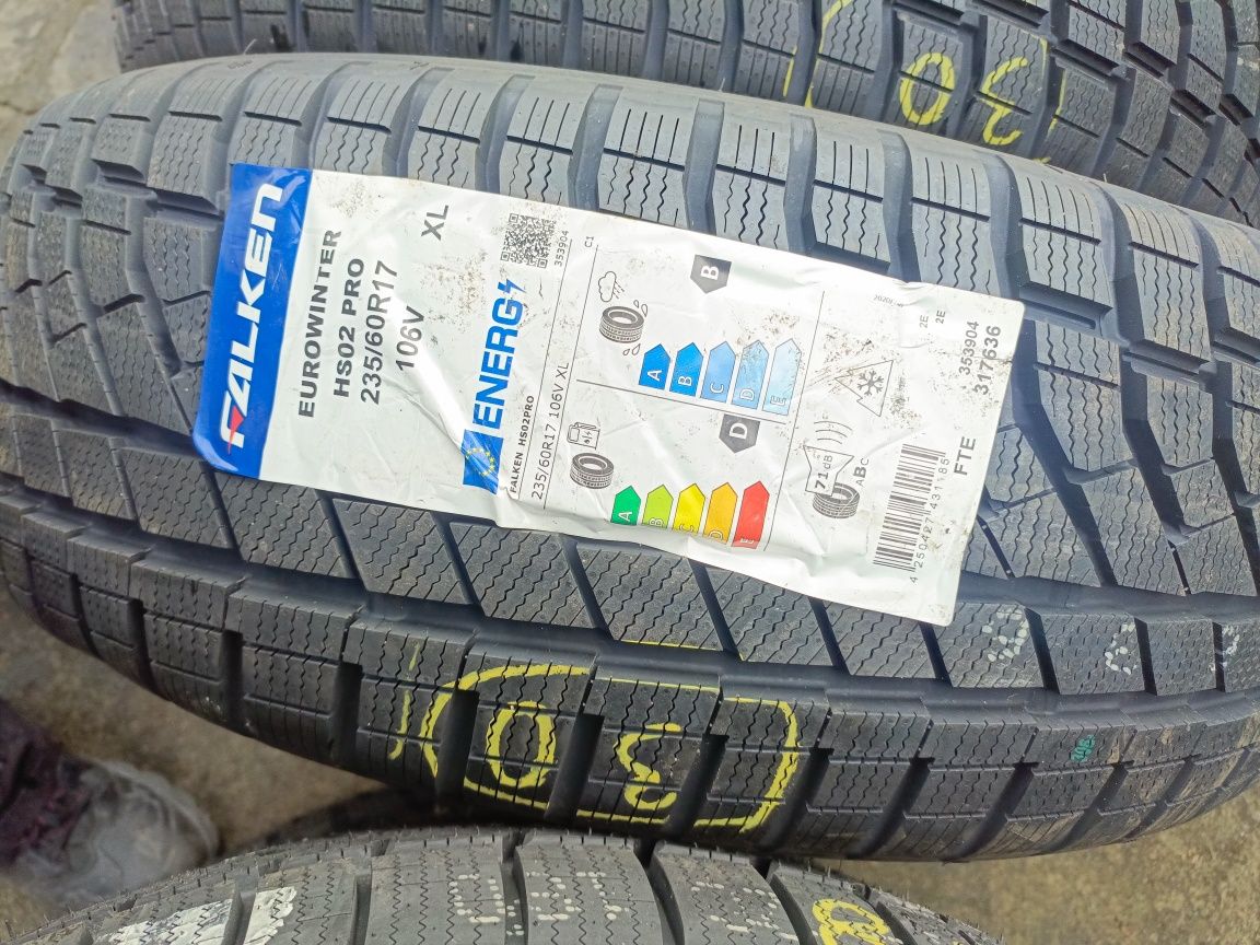 Nowe opony zimowe 235/60/17 Falken 2 sztuki 2024r