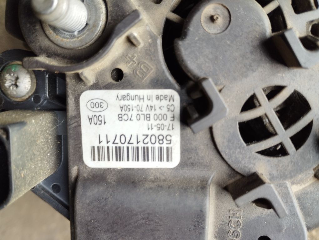 Alternator 150A fiat Ducato 2.3 JTD Iveco Bosch