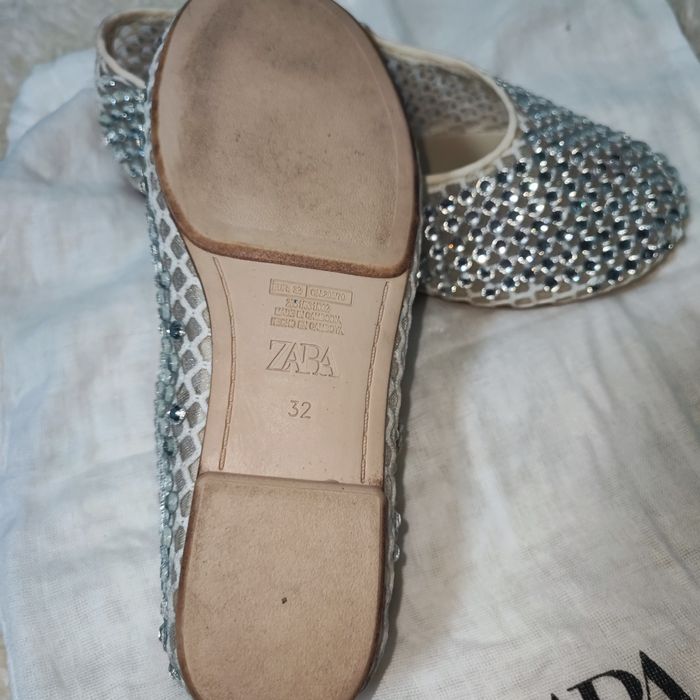 ZARA святкові туфельки човники 32р