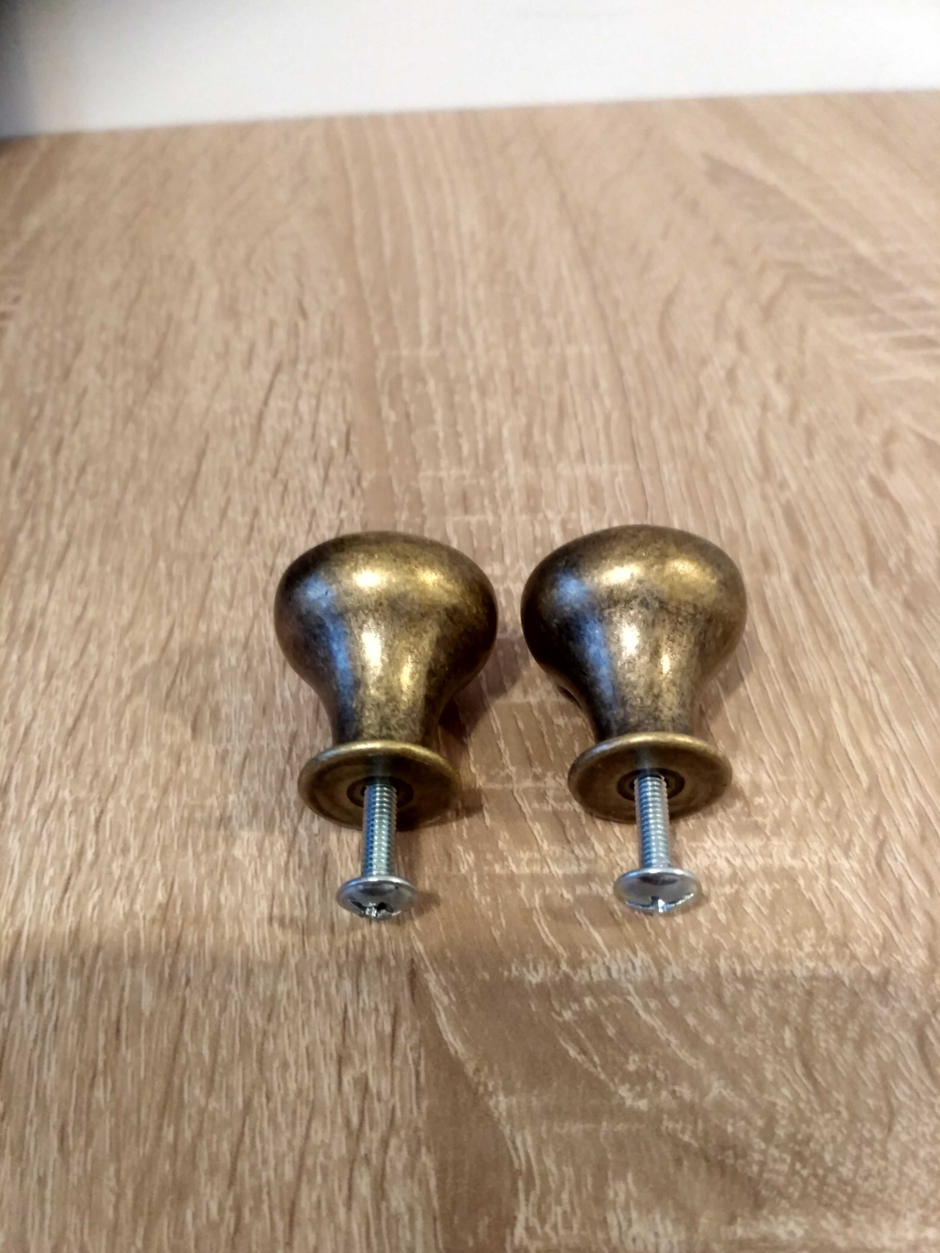 2 szt. Metalowy uchwyt do drzwi szuflady, okrągłe gałki do szuflady