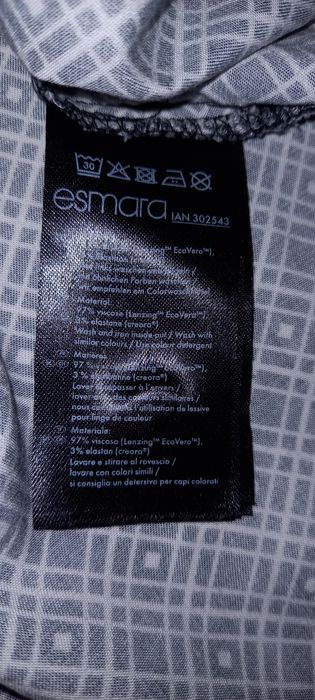 Koszula damska czarno biała