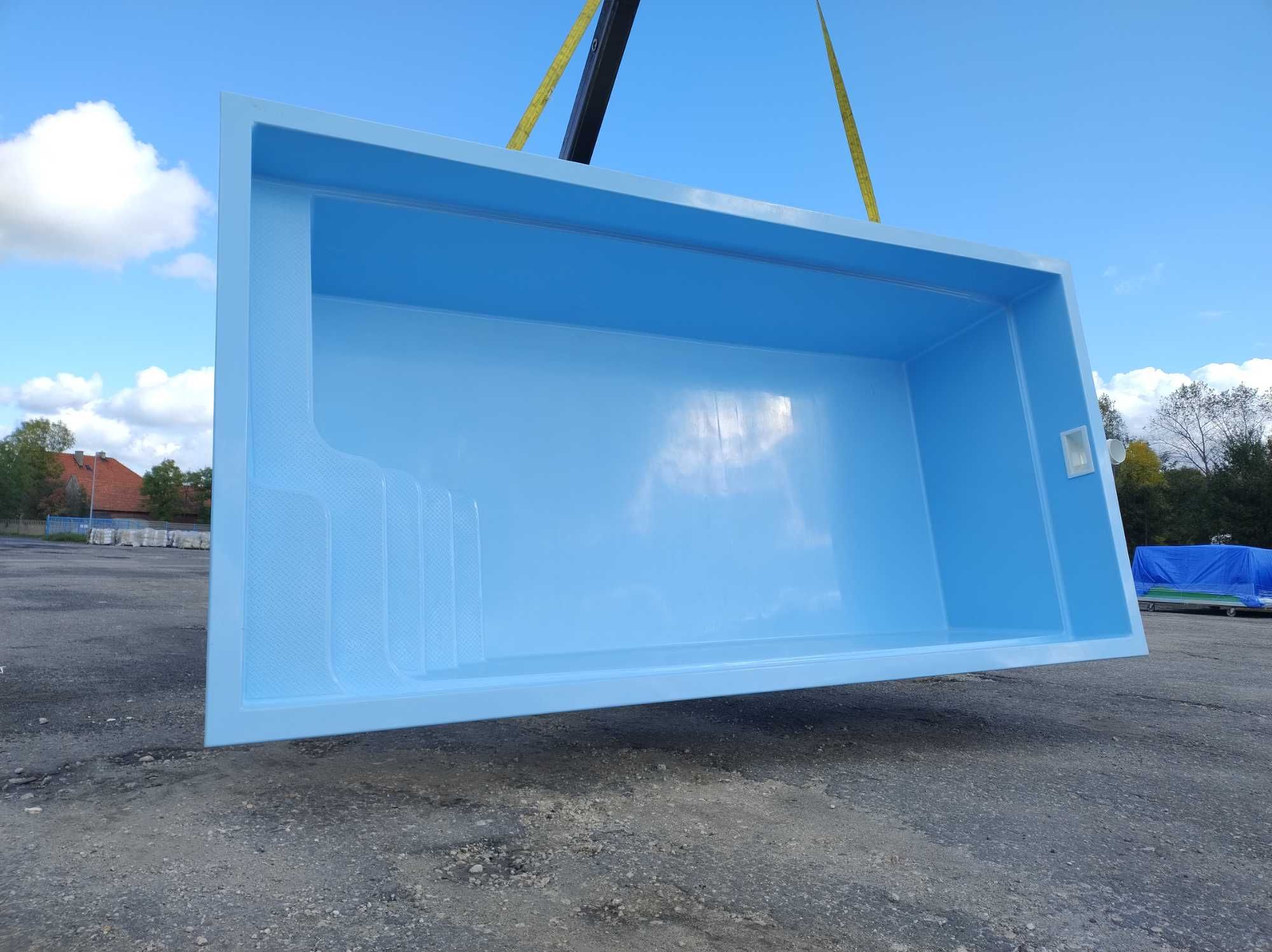 MEGA PROMOCJA!! Basen poliestrowy VIGO 6m x 3m x 1,5m Z OSPRZĘTEM!!