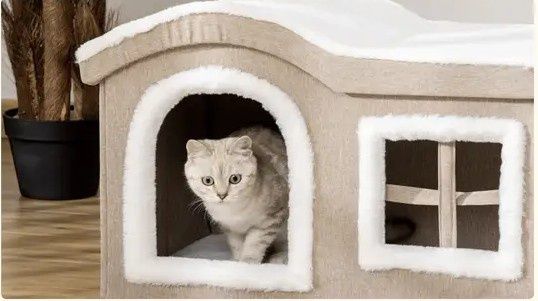 Casa para gatos como nova