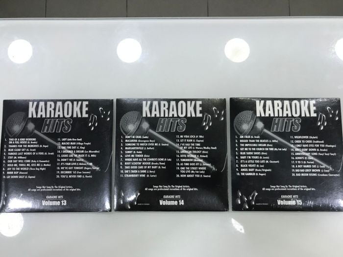 NOVOS - CDs Karaoke para profissionais Selados