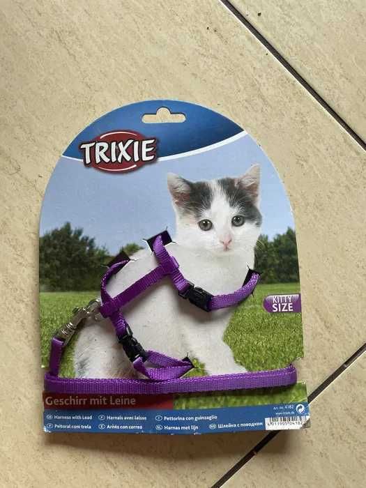 Szelki dla kota kociąt kociaków Trixie fioletowe